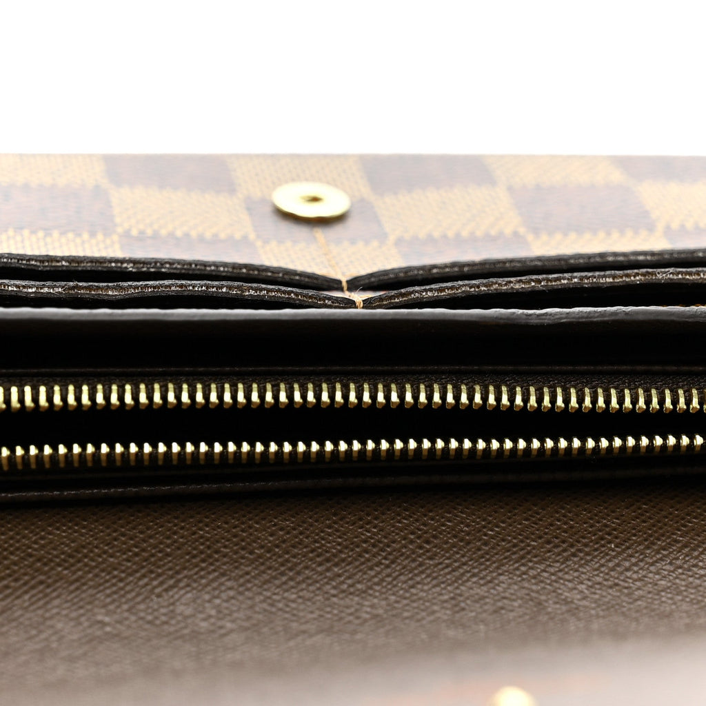 Louis Vuitton Damier Ebene Sarah Wallet NM