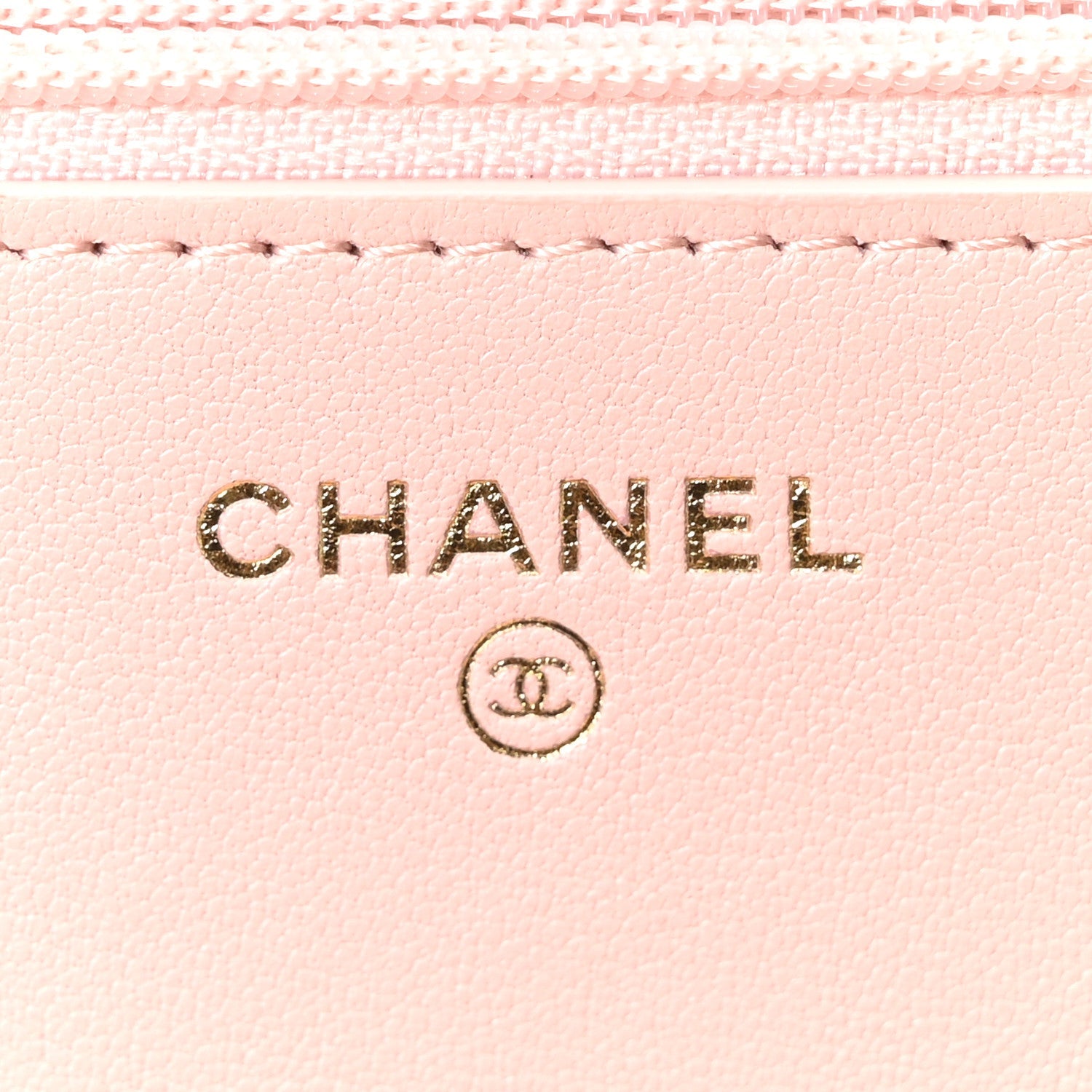 Chanel Lambskin Quilted Chanel 19 Wallet On Chain WOC Light Pink