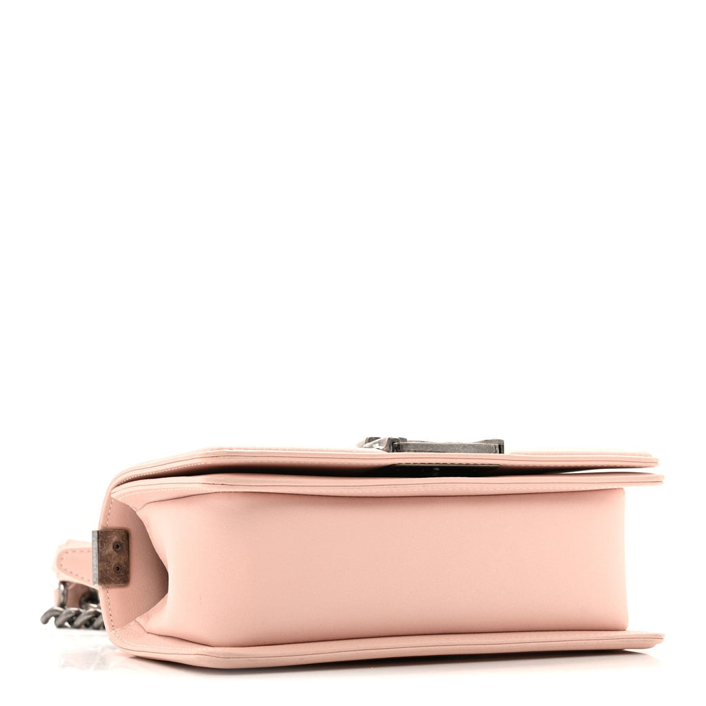 Chanel Calfskin Quilted Small Boy Flap Light Pink