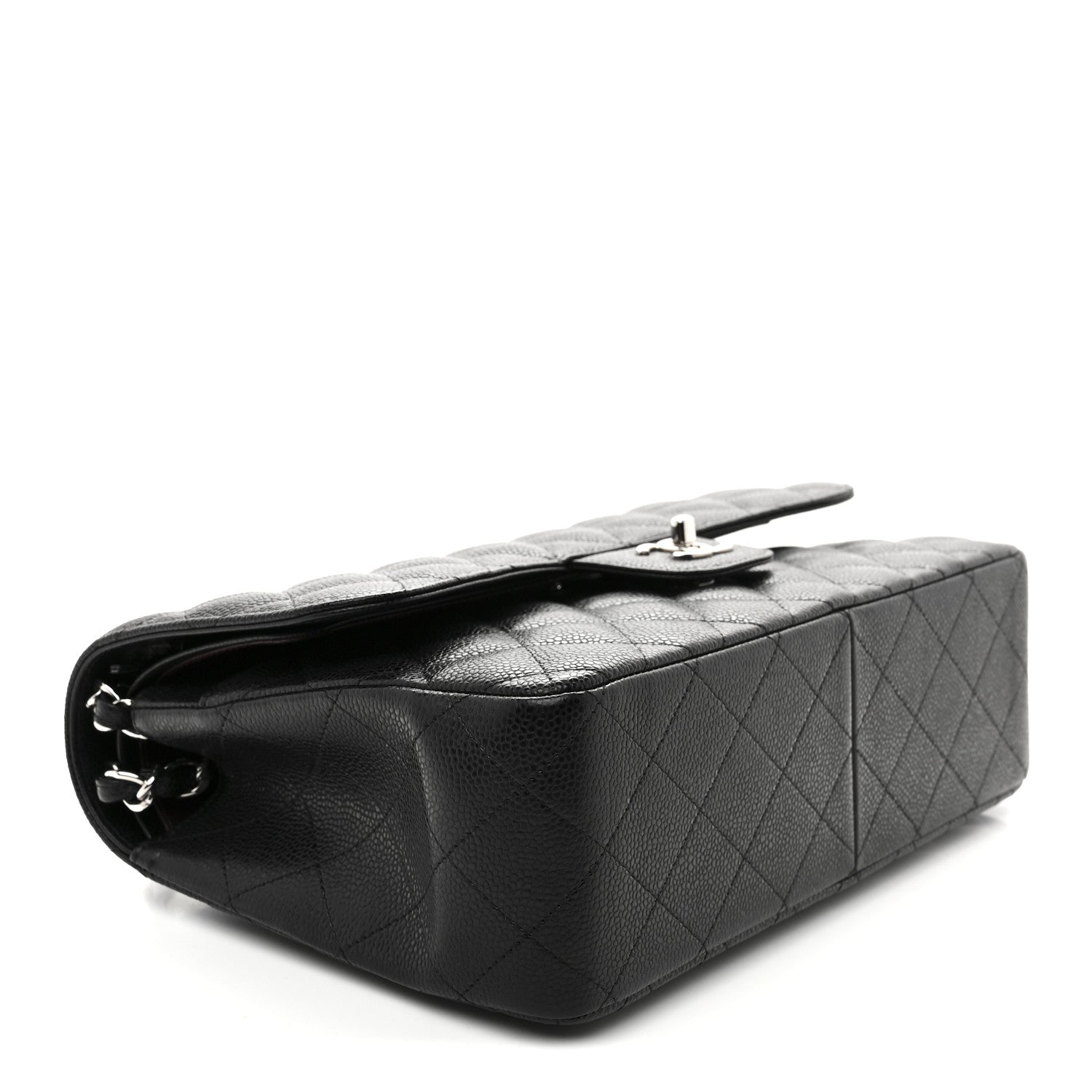 Chanel Caviar Quilted Jumbo Double Flap Black