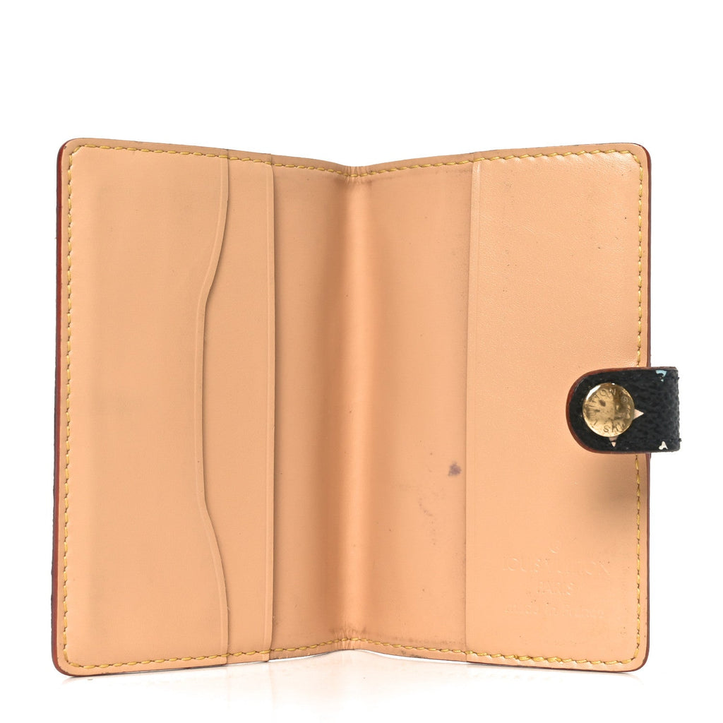 Louis Vuitton Monogram Multicolor Carnet de Bal Mini Agenda Cover Black