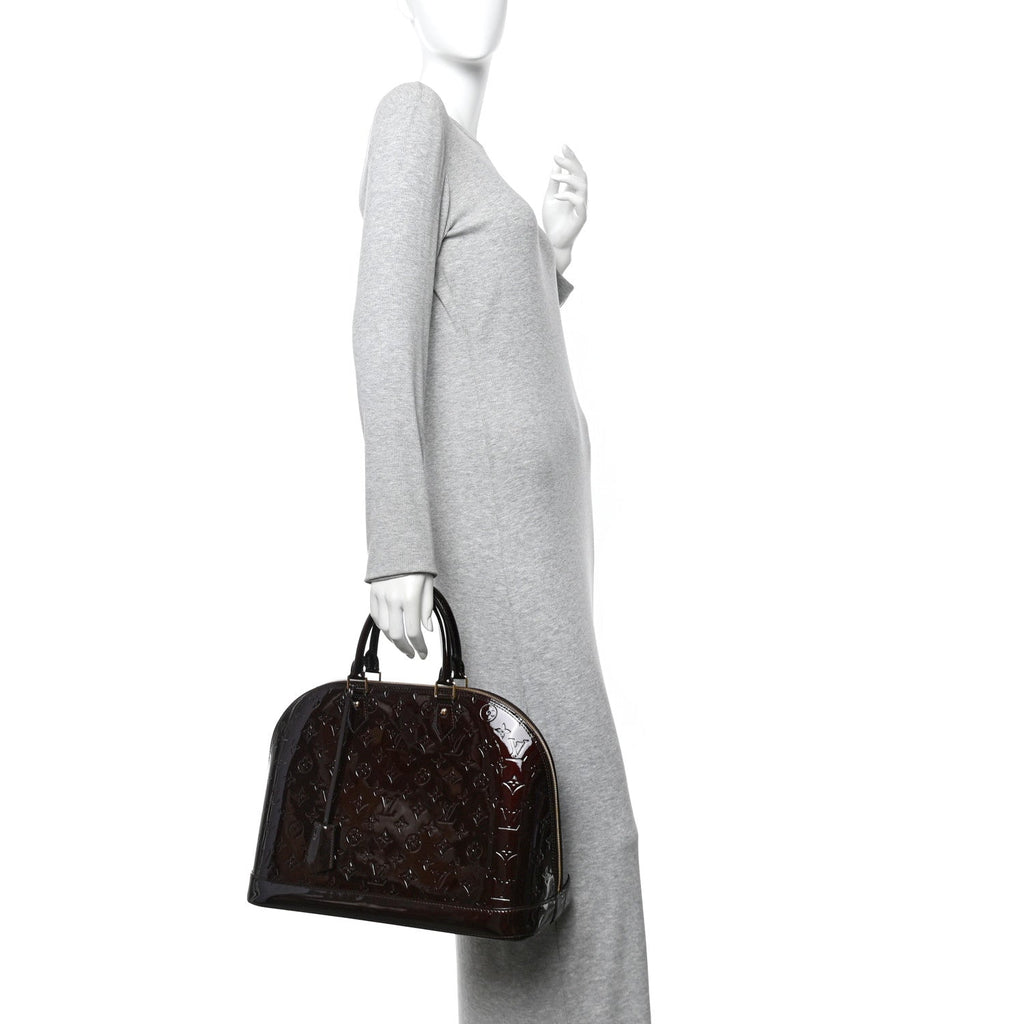 Louis Vuitton Vernis Alma GM Amarante