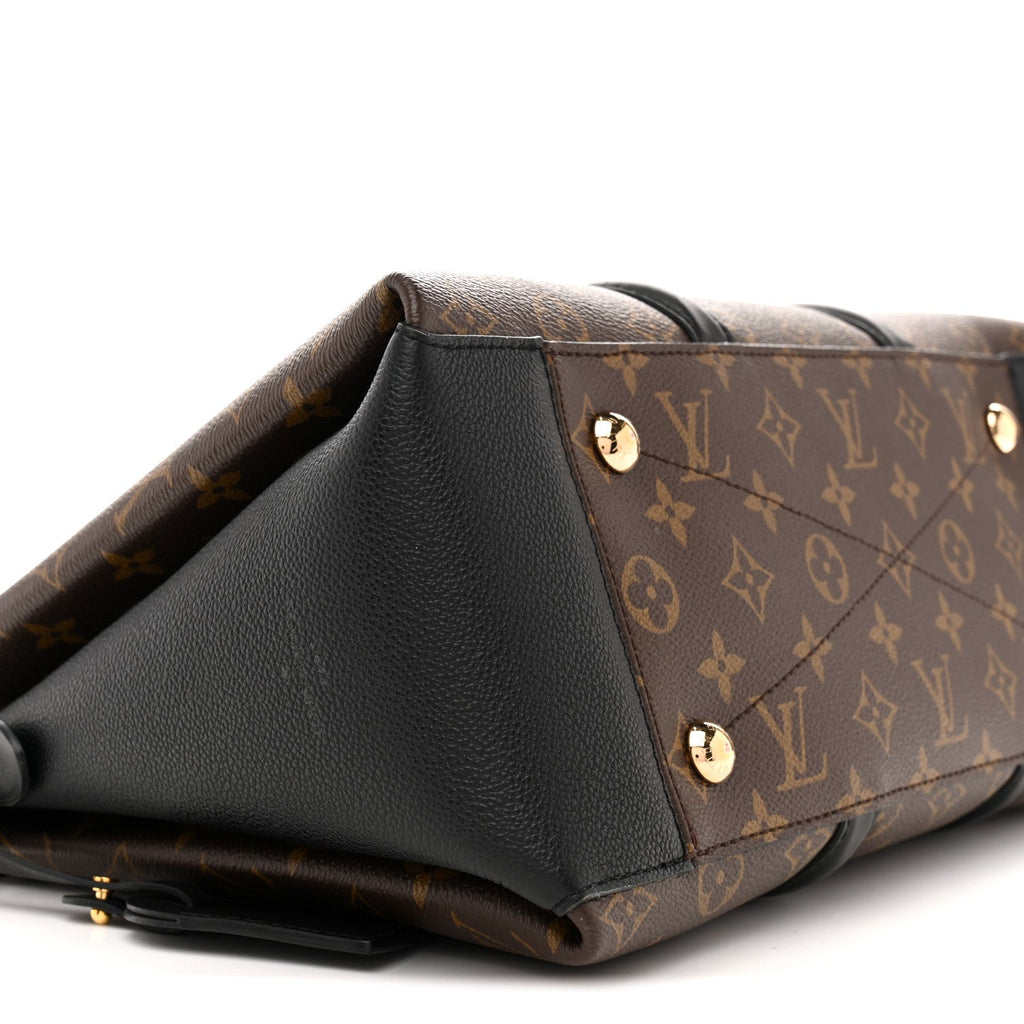 Louis Vuitton Monogram Soufflot MM Black