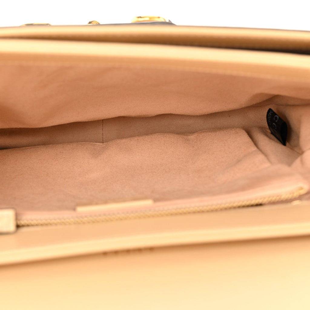 Gucci Azalea Calfskin Horsebit 1955 Shoulder Bag Bubble Tea