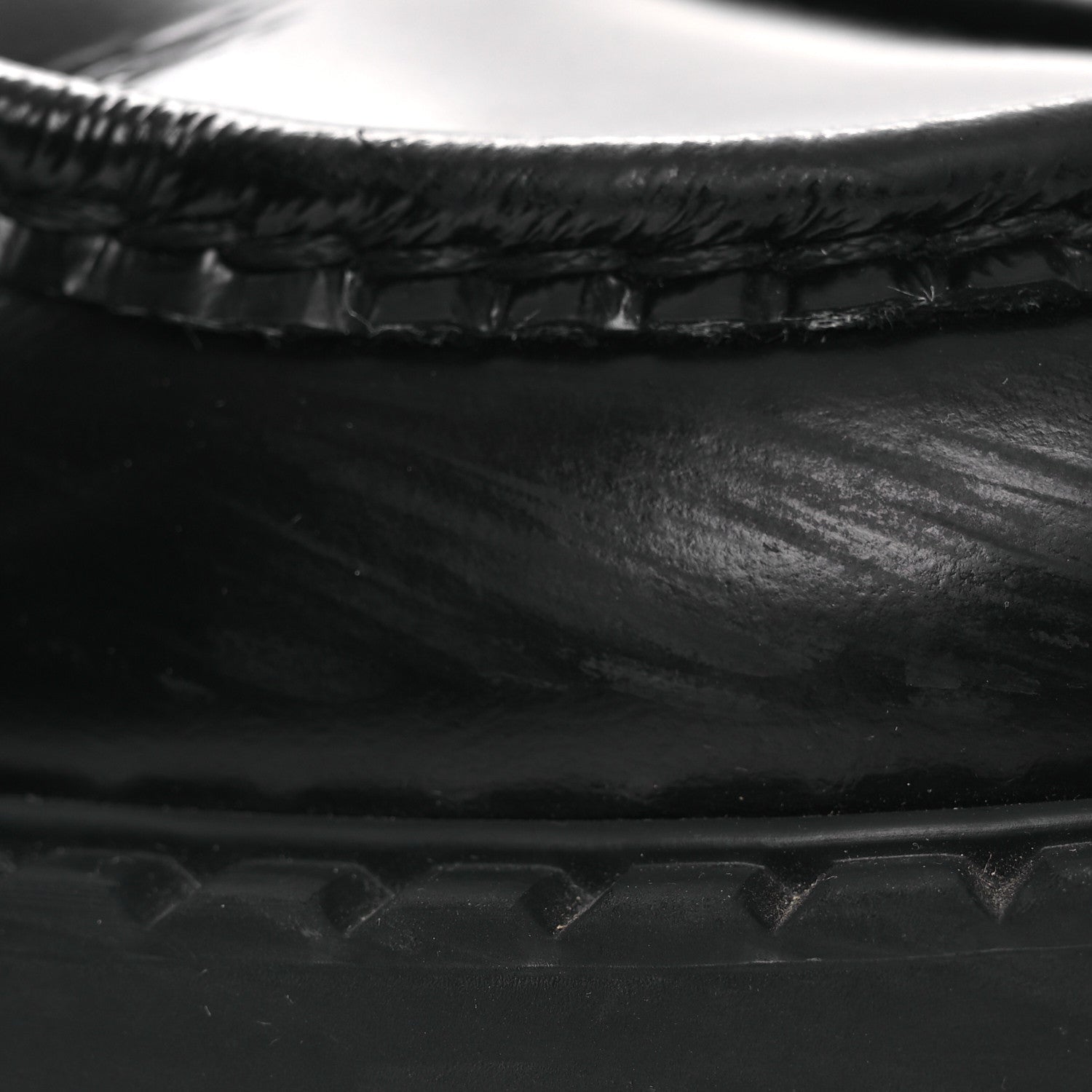 Prada Spazzolato Triangle 40mm Loafer Mules 37 Black