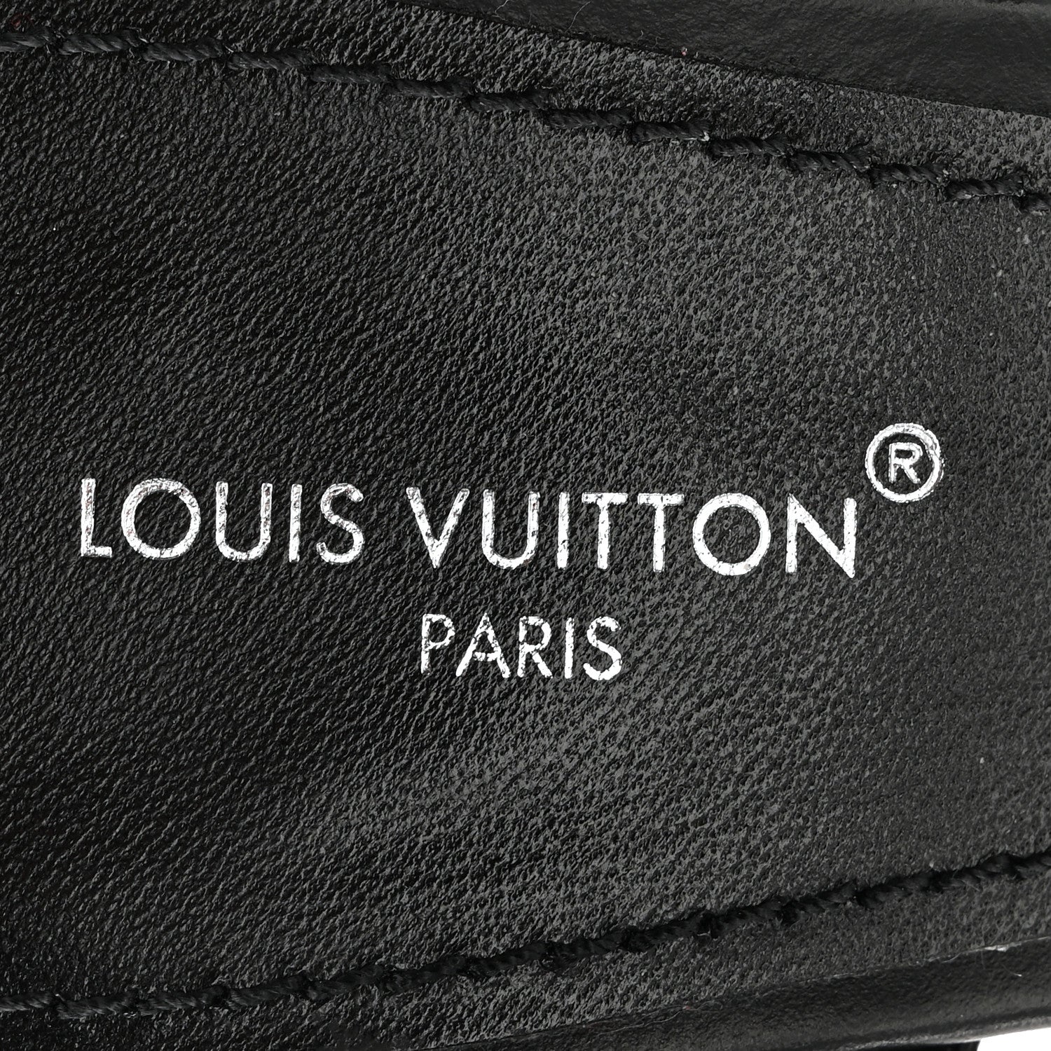 Louis Vuitton Calfskin Maya Platform Sandals 36.5 Black