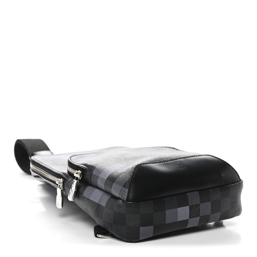 Louis Vuitton Damier Graphite Pixel Avenue Sling Backpack Gris