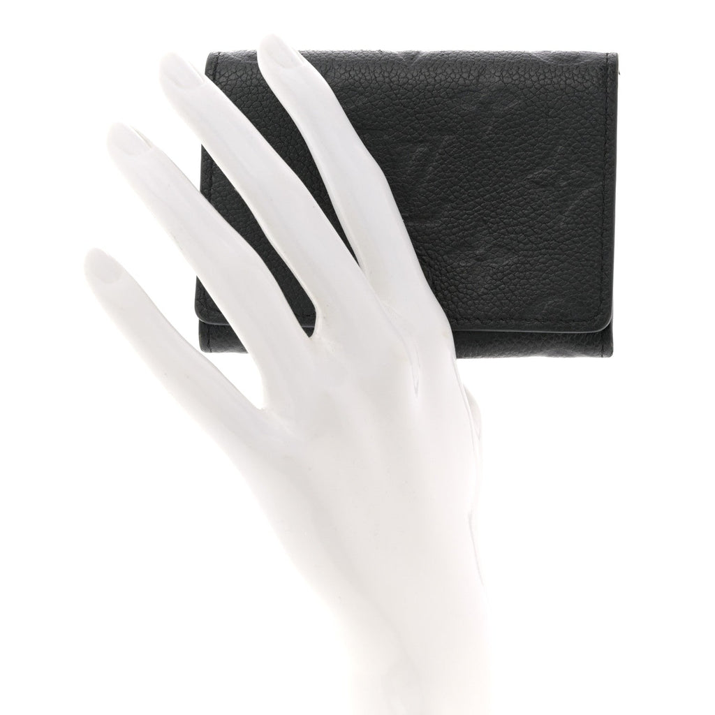 Louis Vuitton Empreinte Business Card Holder Black