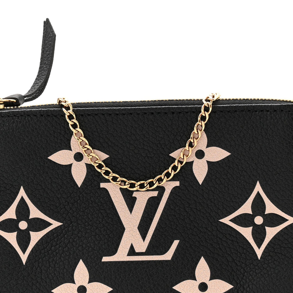 Louis Vuitton Empreinte Monogram Giant Mini Pochette Accessories Black