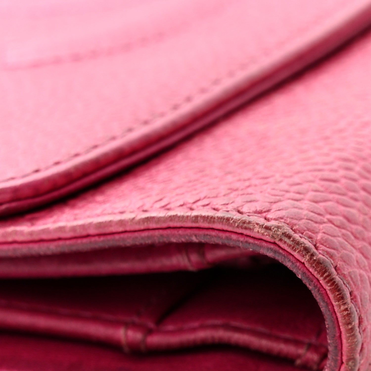 Caviar Timeless CC Compact Wallet Pink