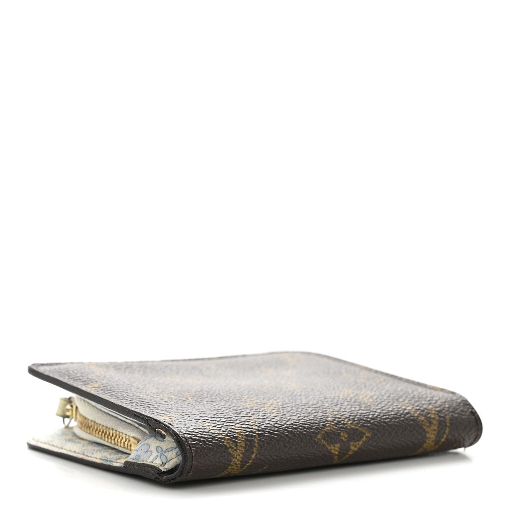 Louis Vuitton Monogram Fleuri Insolite PM Wallet Violet