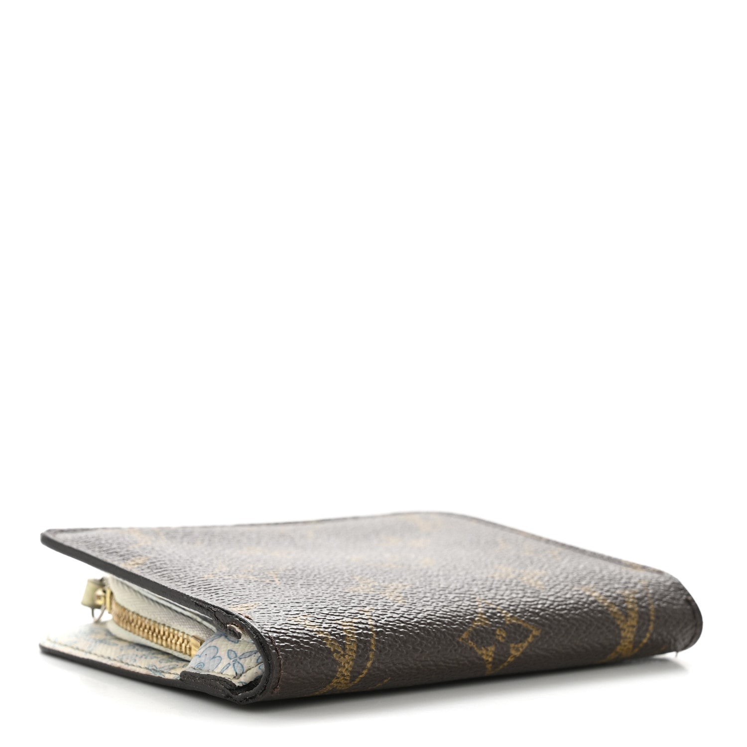 Louis Vuitton Monogram Fleuri Insolite PM Wallet Violet