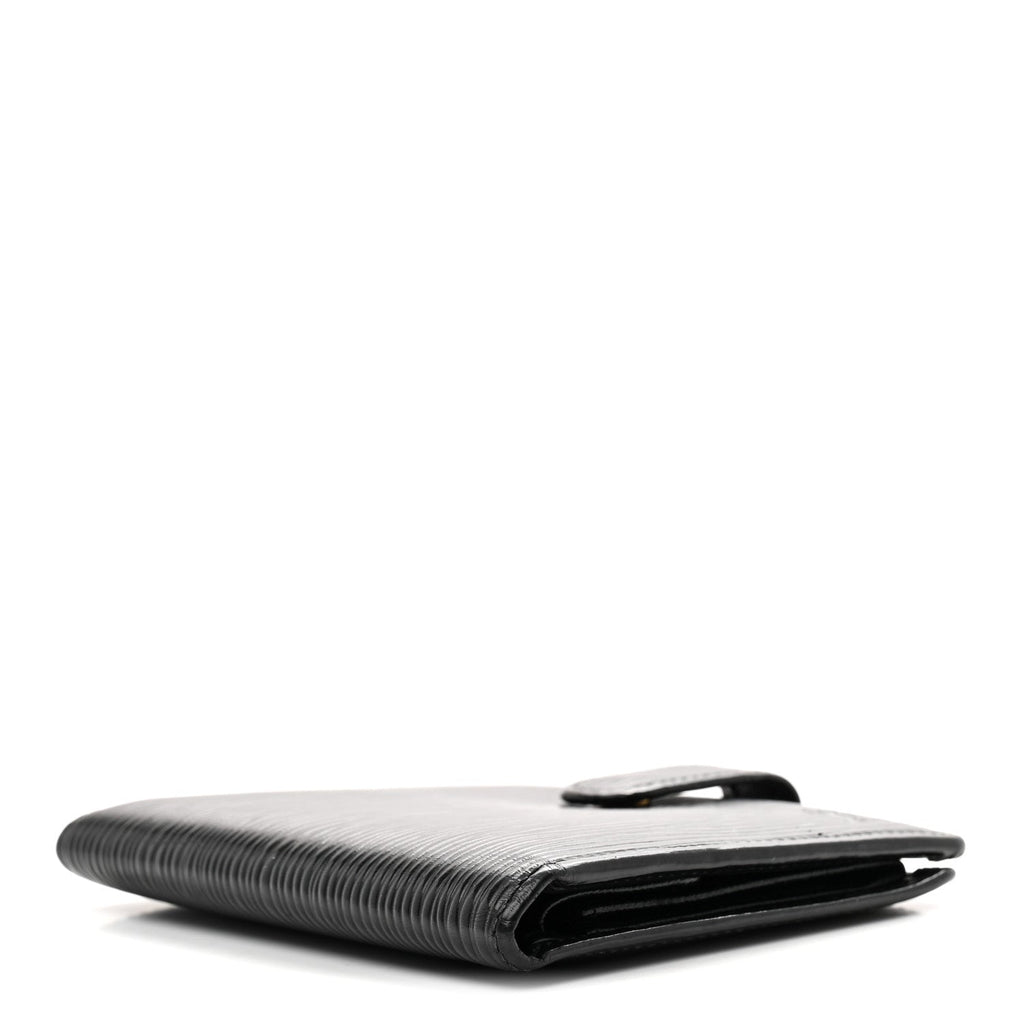 Louis Vuitton Epi Porte-Billets Compact Wallet Black