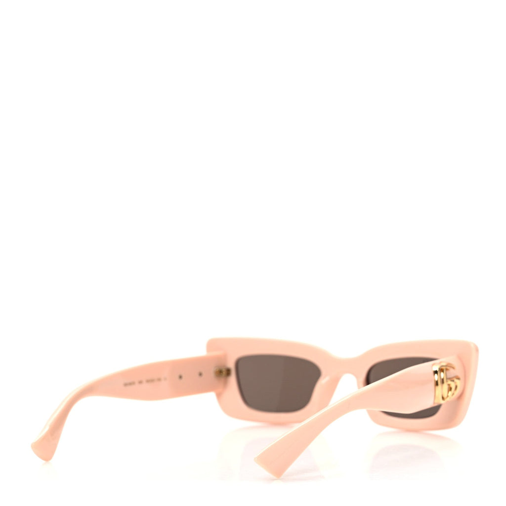 Gucci Acetate Cat Eye GG Marmont Logo Sunglasses GG1827S Light Pink