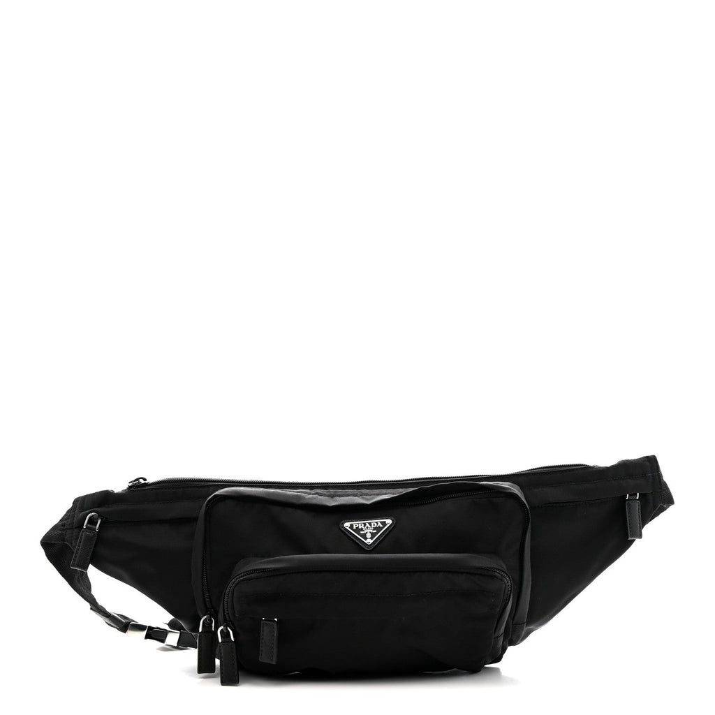 Prada Re-Nylon Tessuto Marsupio Belt Bag Black