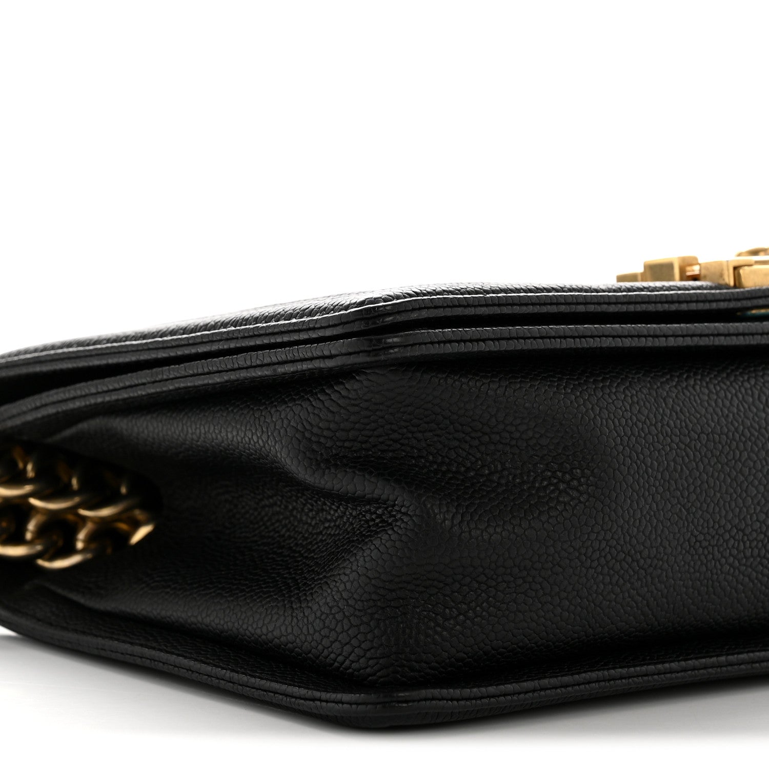 Chanel Caviar Quilted Medium Boy Flap Black