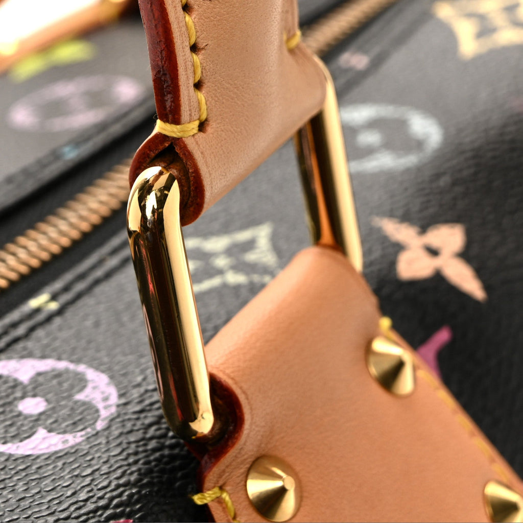 Louis Vuitton Monogram Multicolor Speedy 30 Black