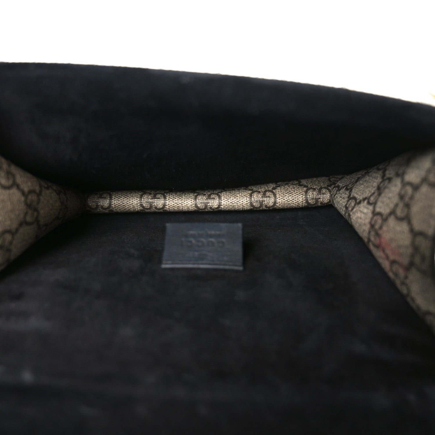 Gucci GG Supreme Monogram Mini Dionysus Shoulder Bag Black