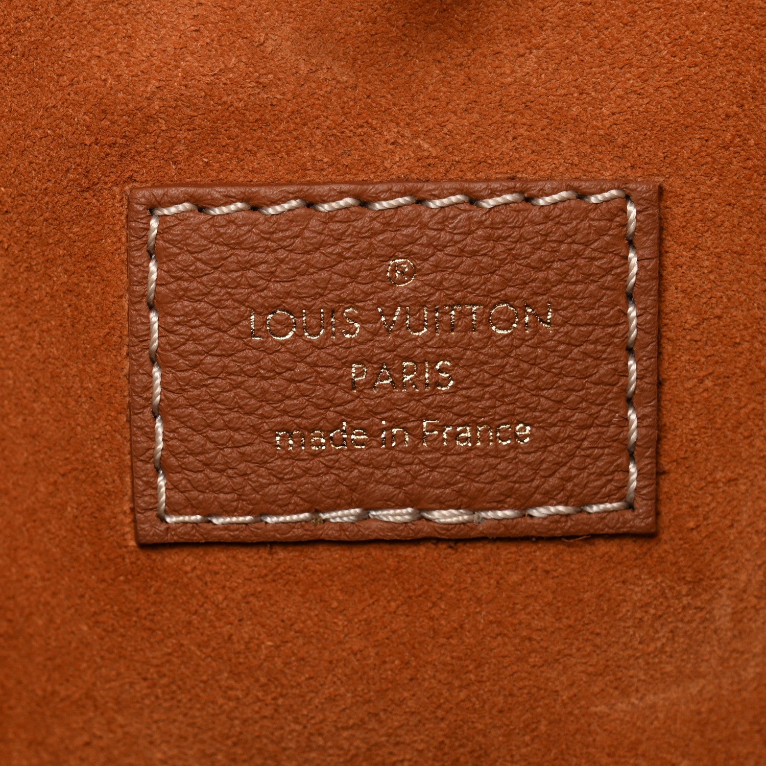 Louis Vuitton Grained Calfskin Low Key Hobo MM Cognac