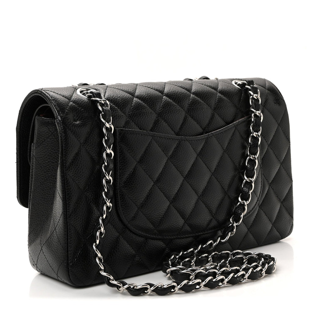 Chanel Caviar Quilted Medium Double Flap Black