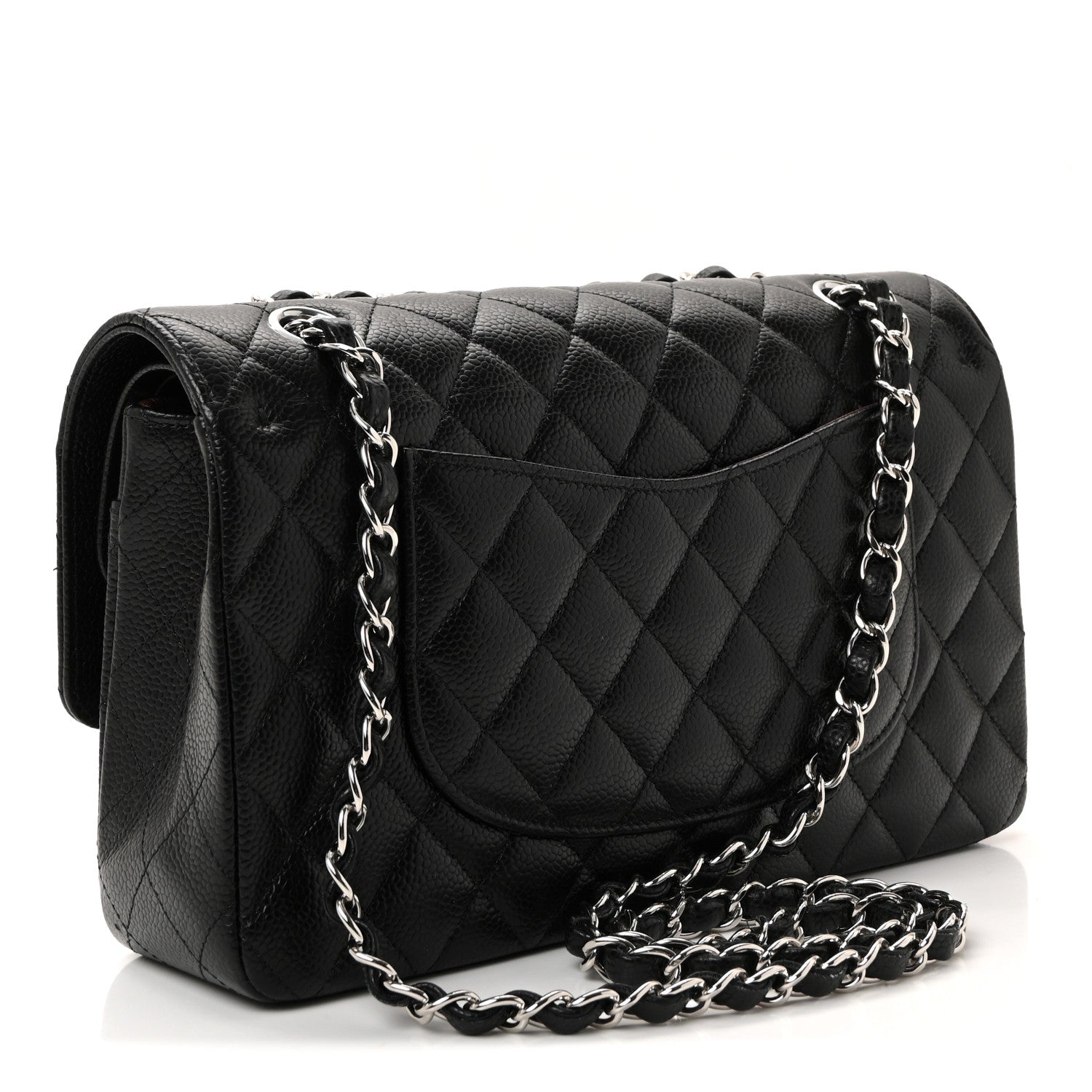 Chanel Caviar Quilted Medium Double Flap Black