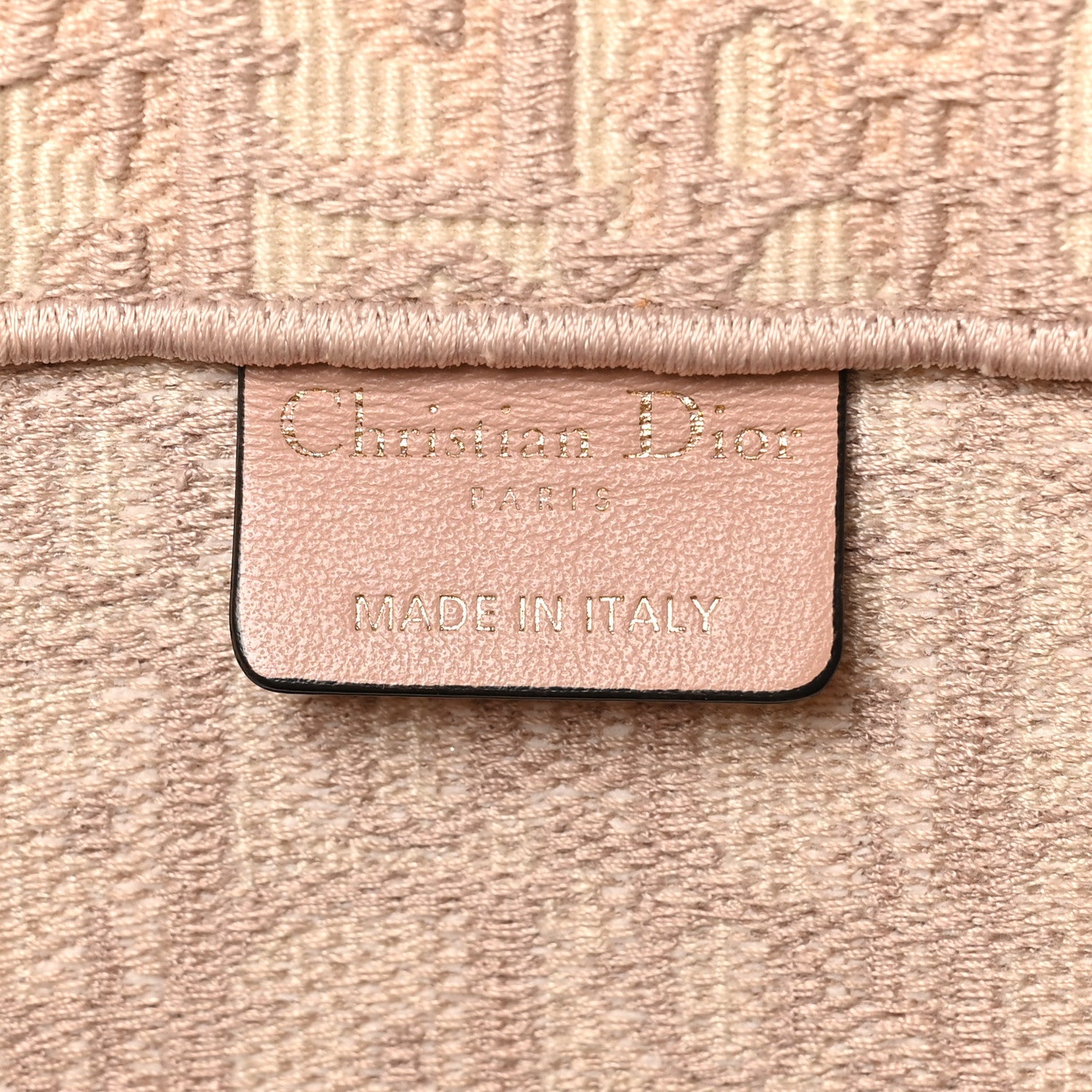 Christian Dior Oblique Medium Book Tote Rose Des Vents