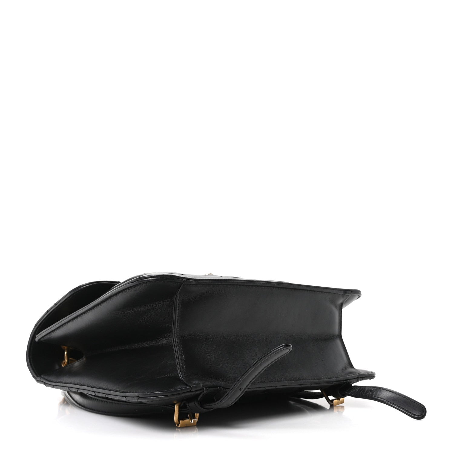 Chanel Aged Calfskin Quilted Double You Backpack Black