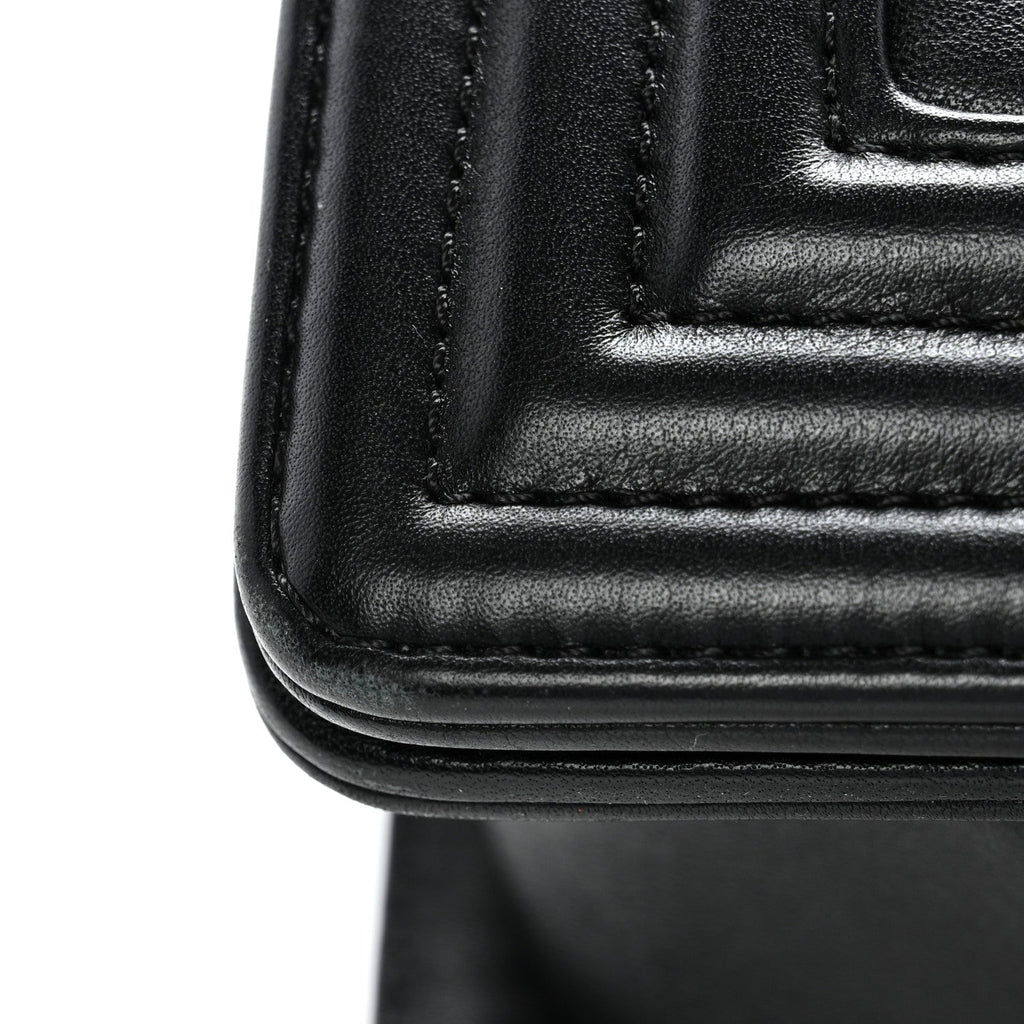 Chanel Calfskin Quilted Medium Boy Flap Black
