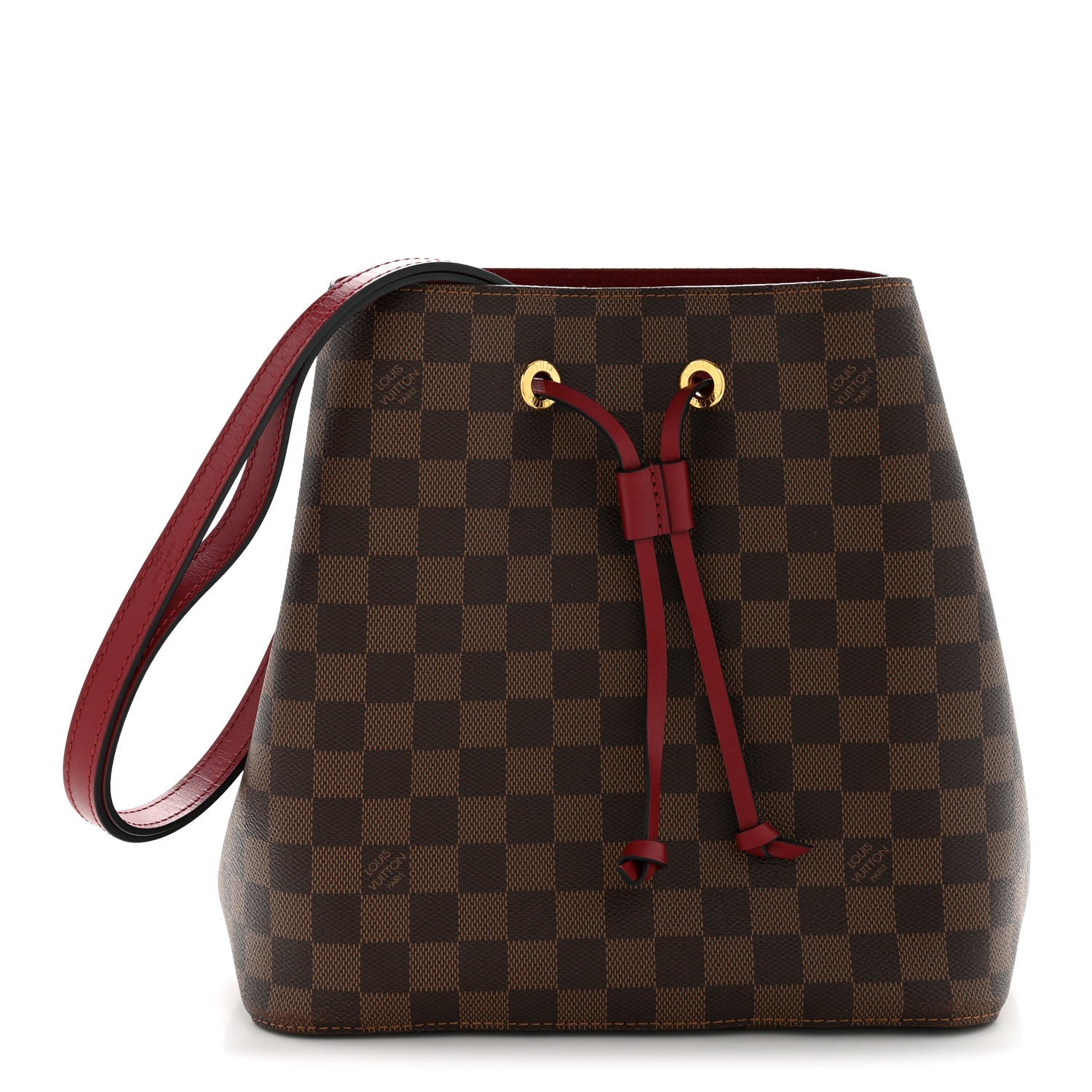 Louis Vuitton Damier Ebene Neonoe MM Cherry Berry