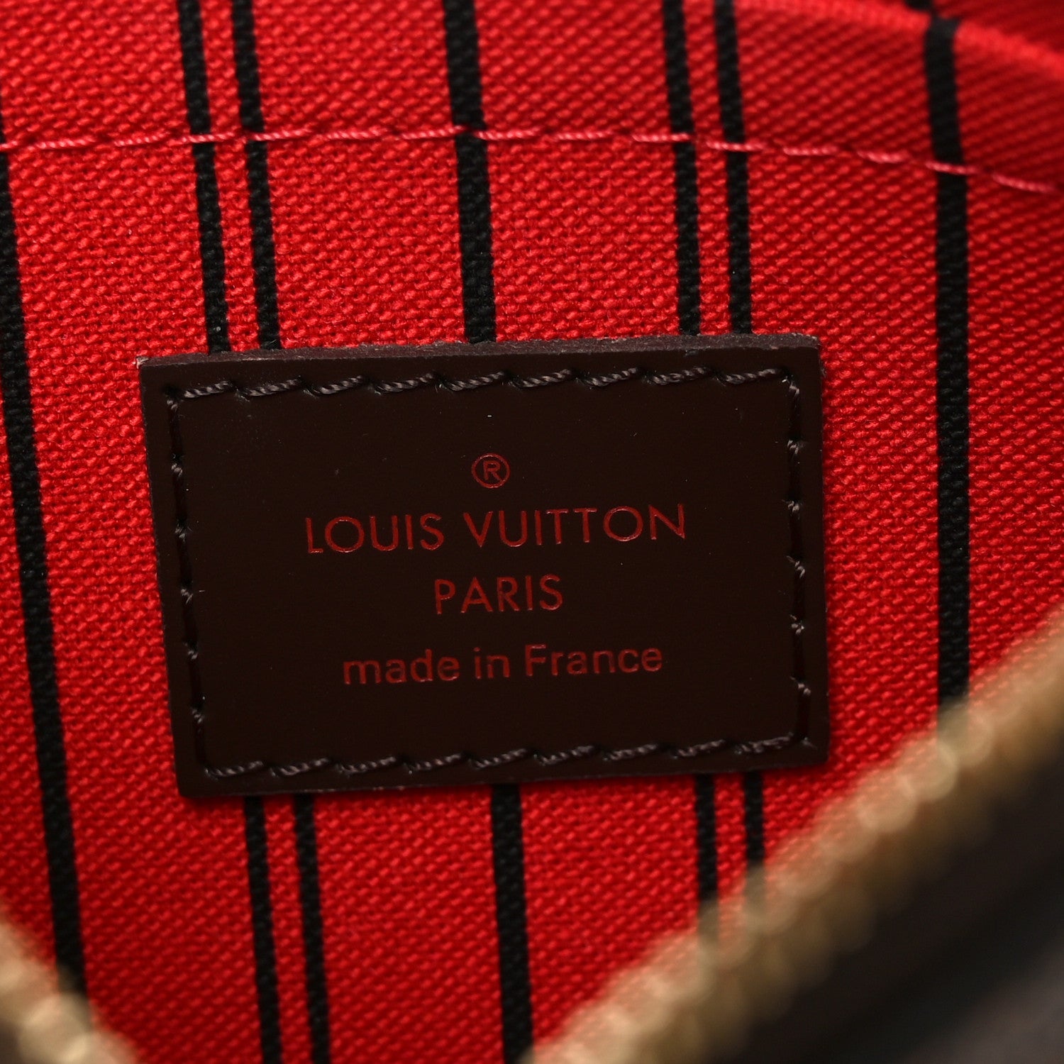 Louis Vuitton Damier Ebene Neverfull PM Pochette