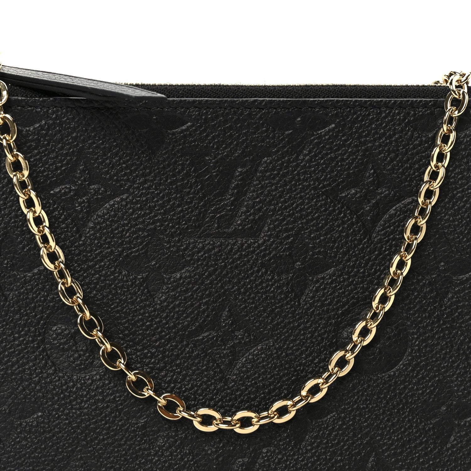 Louis Vuitton Empreinte Double Zip Pochette Black