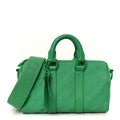Louis Vuitton Monogram Taurillon Keepall Bandouliere 25 Minty Green