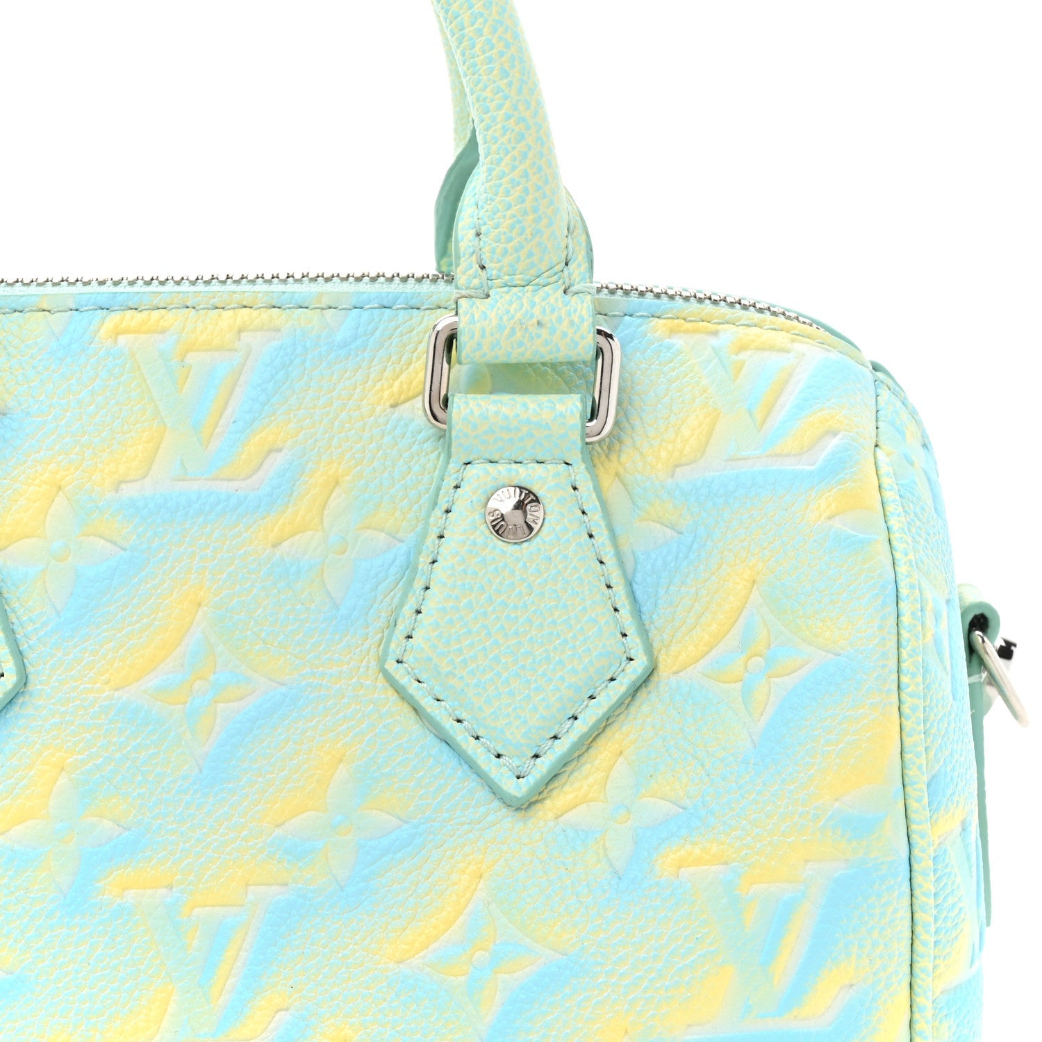 Louis Vuitton Empreinte Monogram Summer Stardust Speedy 20 Water Green