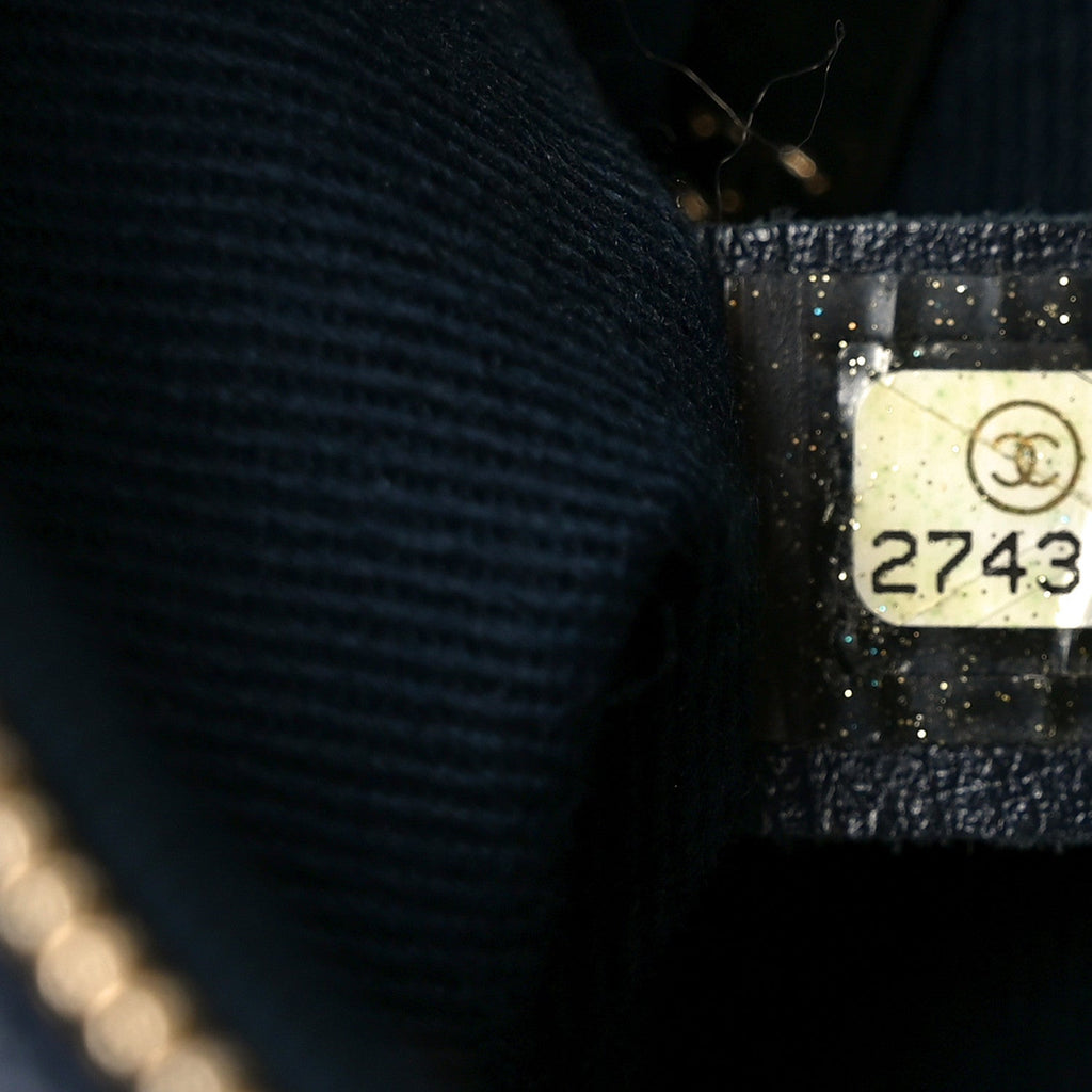 Chanel Caviar Quilted Business Affinity Waist Belt Bag Navy