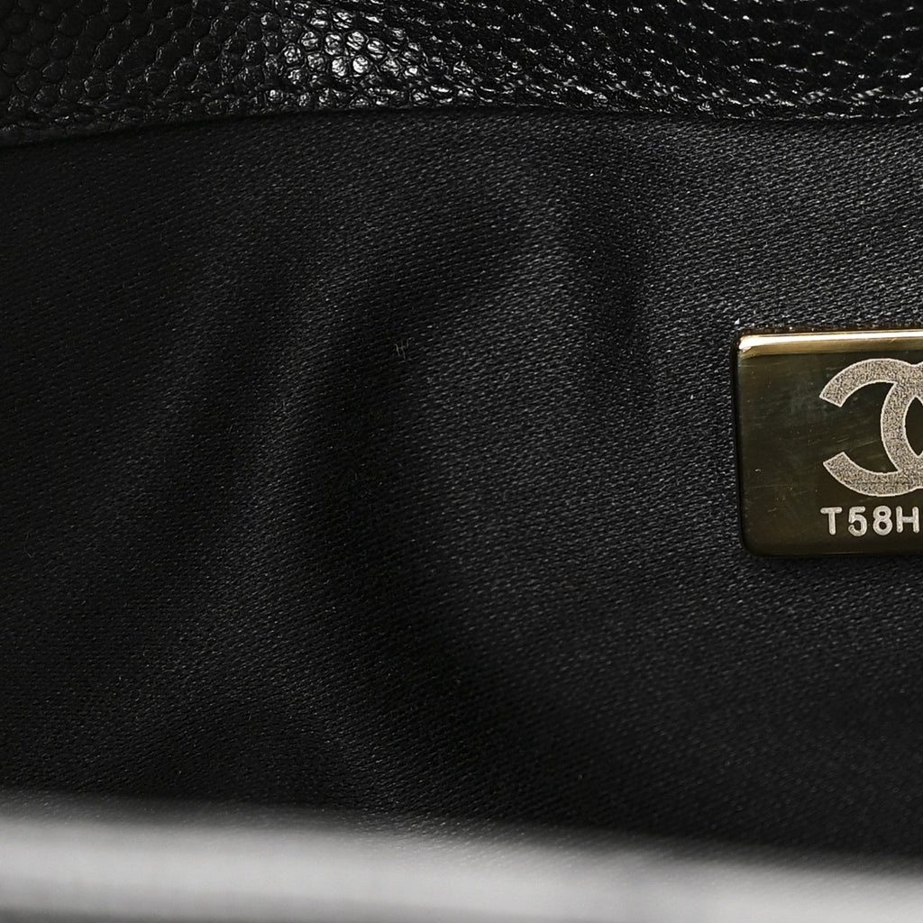 Chanel Caviar Quilted Medium Chanel 25 Handbag Black