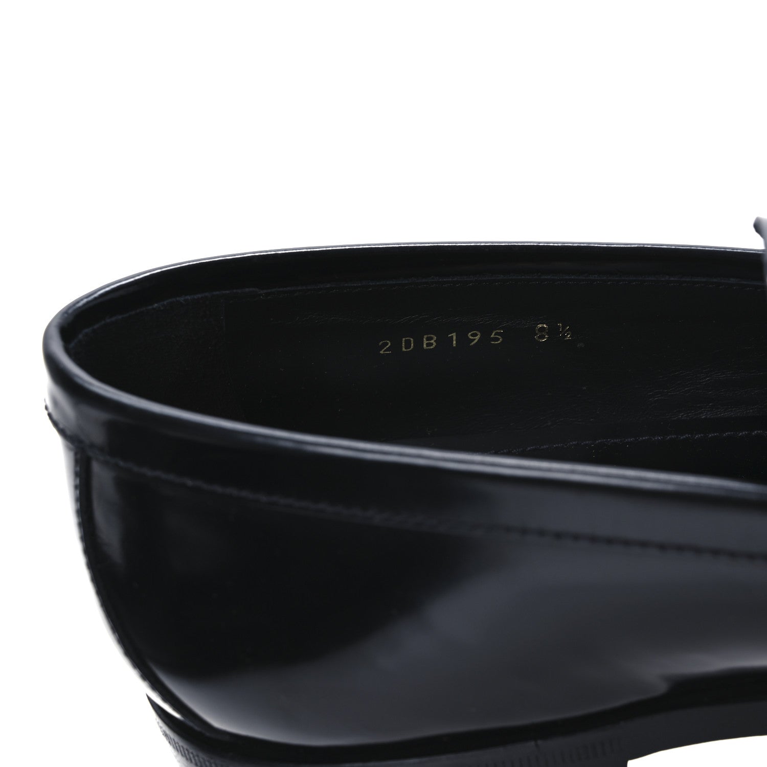 Prada Spazzolato Fume Metal Triangle Logo Mens Loafers 8.5 Black