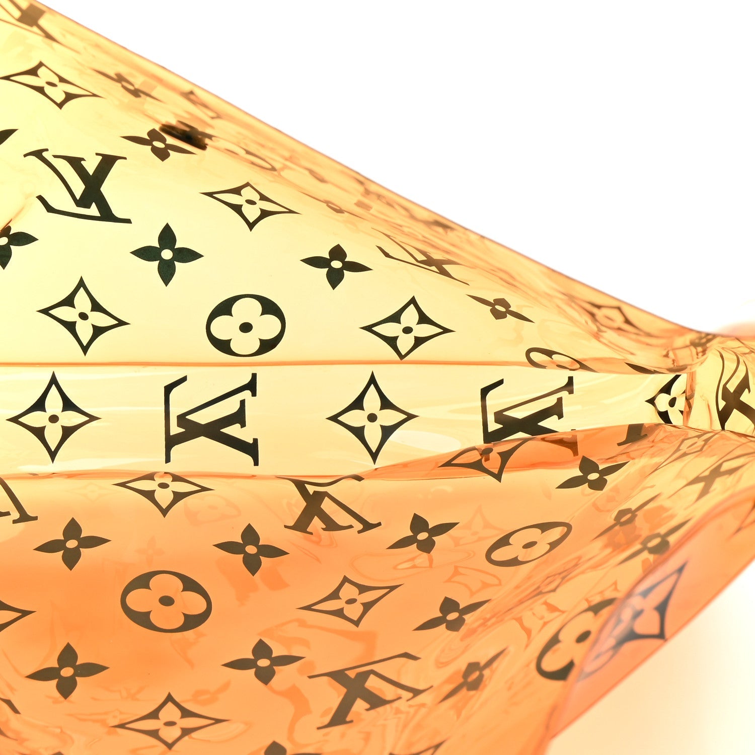 Louis Vuitton PVC Monogram Printed Envelope Pouch Orange