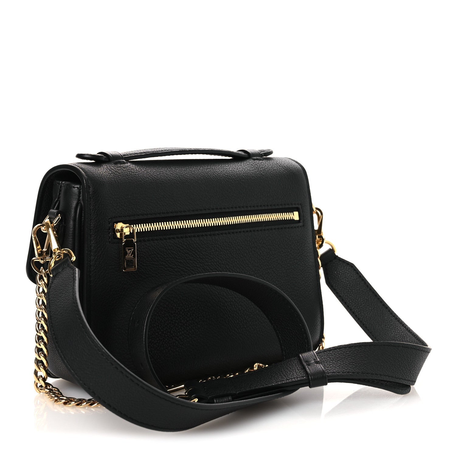 Louis Vuitton Grained Calfskin Lockme Oxford Black