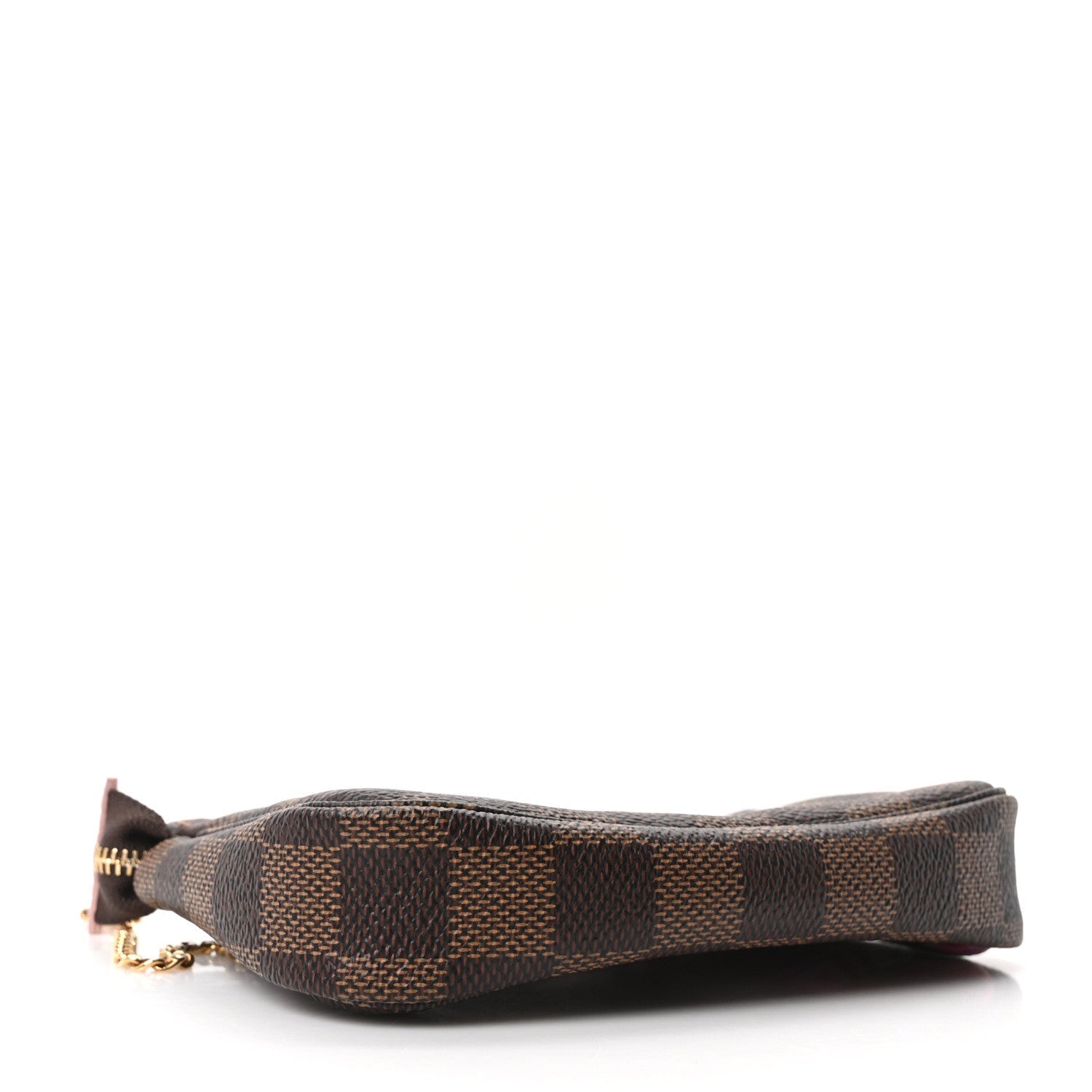 Louis Vuitton Damier Ebene 2020 Christmas Animation Big Wheel Mini Pochette Accessories Rose Ballerine