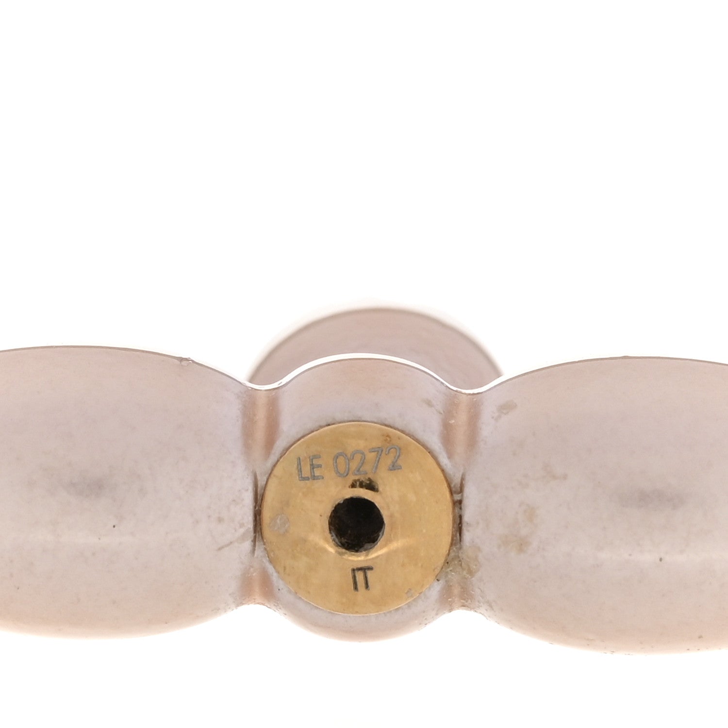 Louis Vuitton Resin Louisette By Night Earrings Pink White