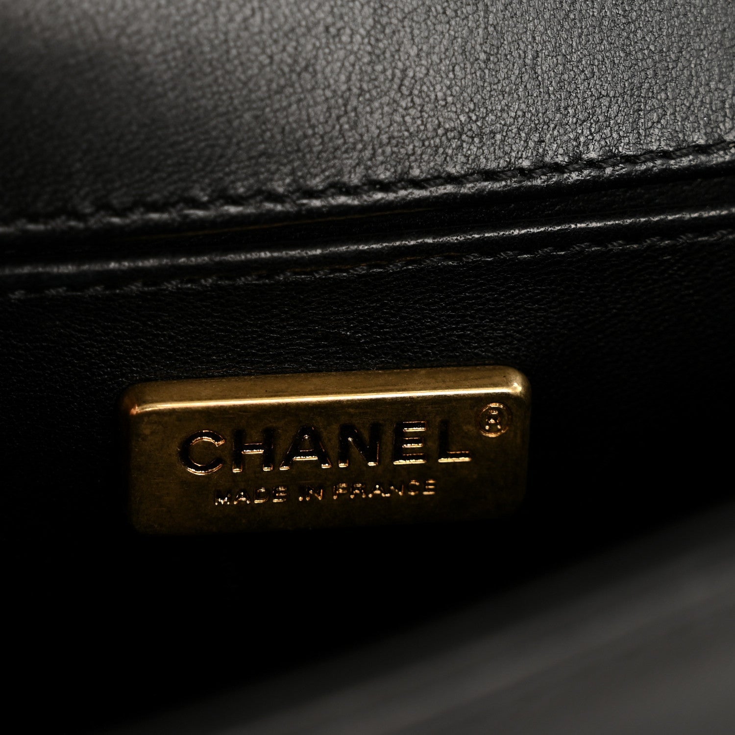 Chanel Galuchat Stingray Small Boy Flap Black