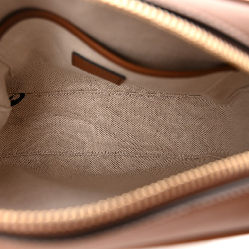 Gucci GG Supreme Calfskin Mini Blondie Bag Beige Ebony Sundial