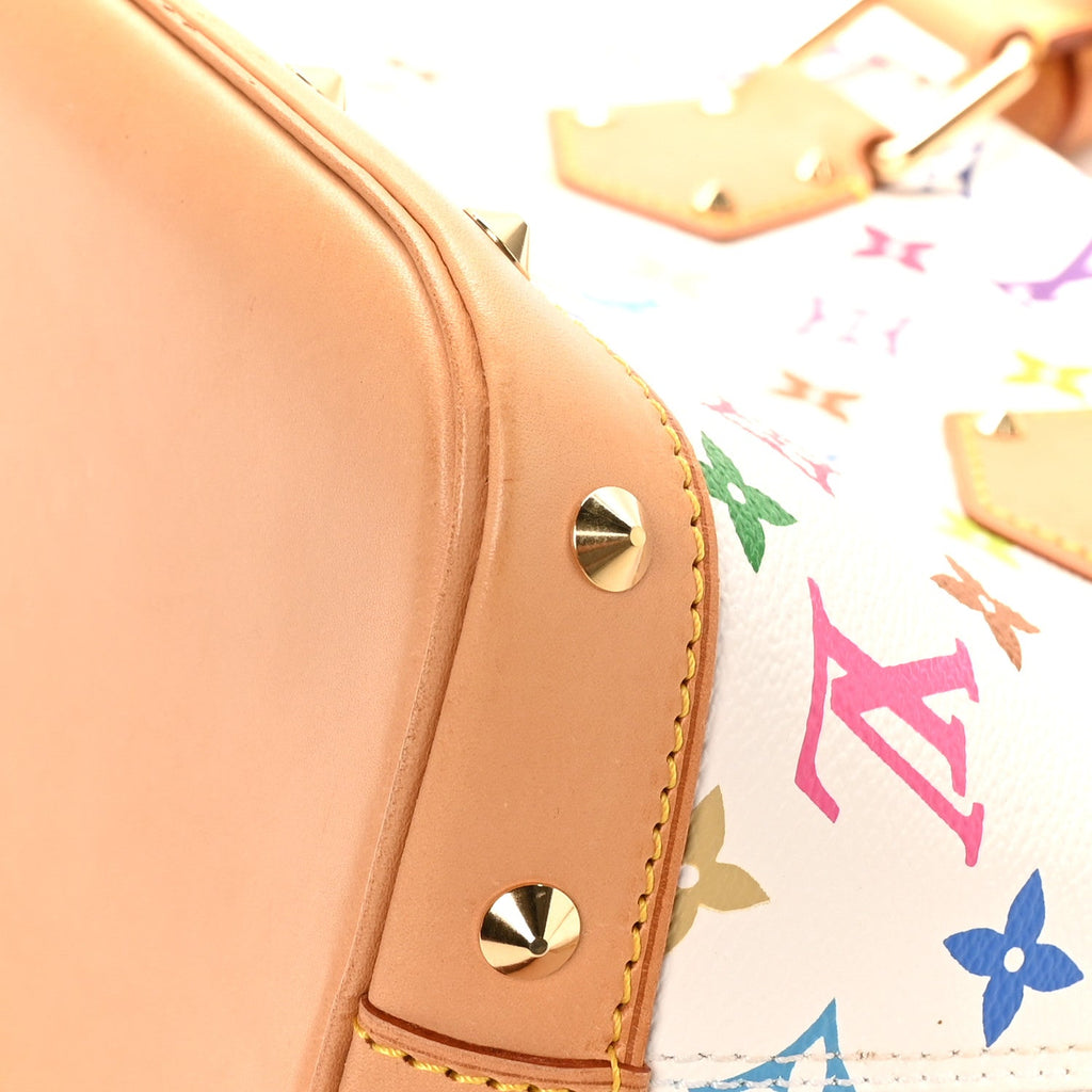 Louis Vuitton Monogram Multicolor Alma White
