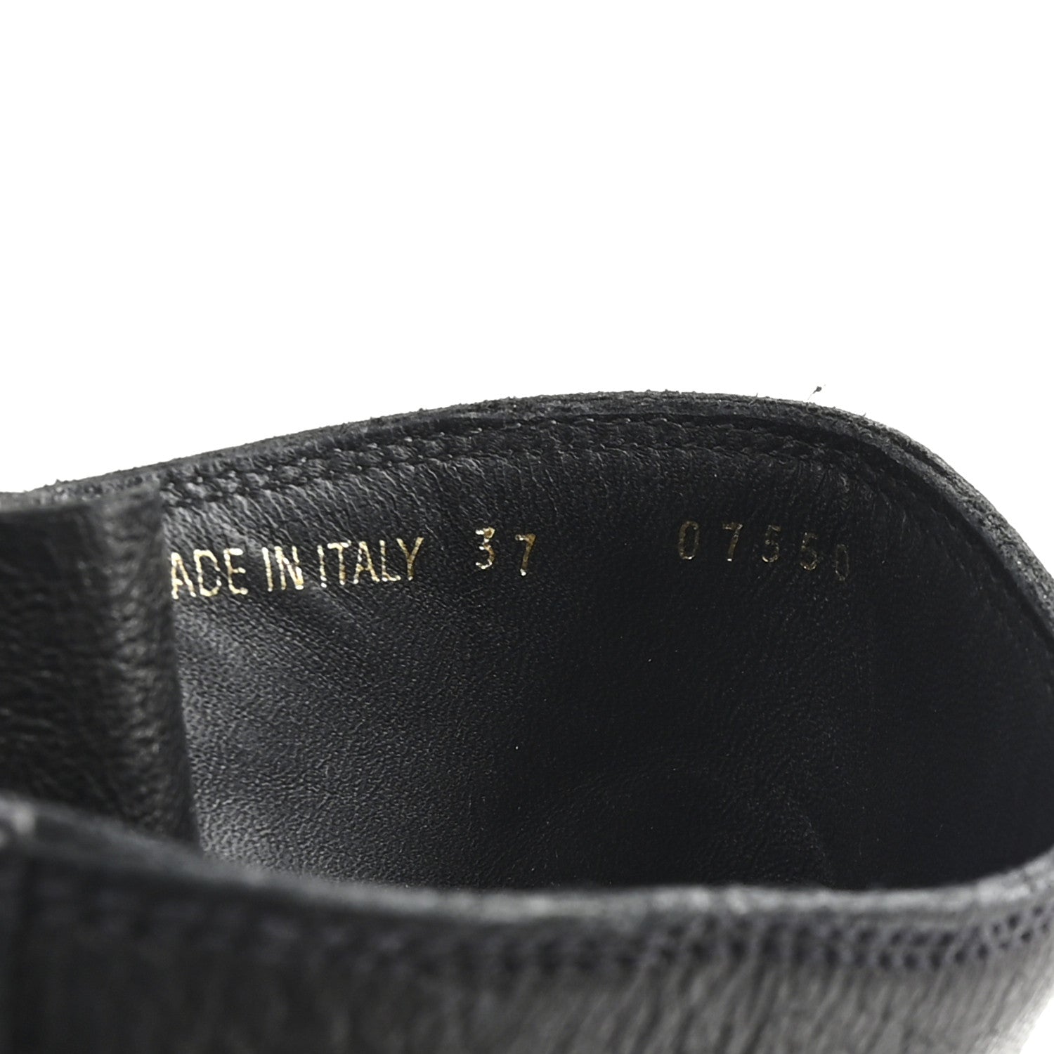 Prada Calfskin Double Buckle Combat Boots 37 Black