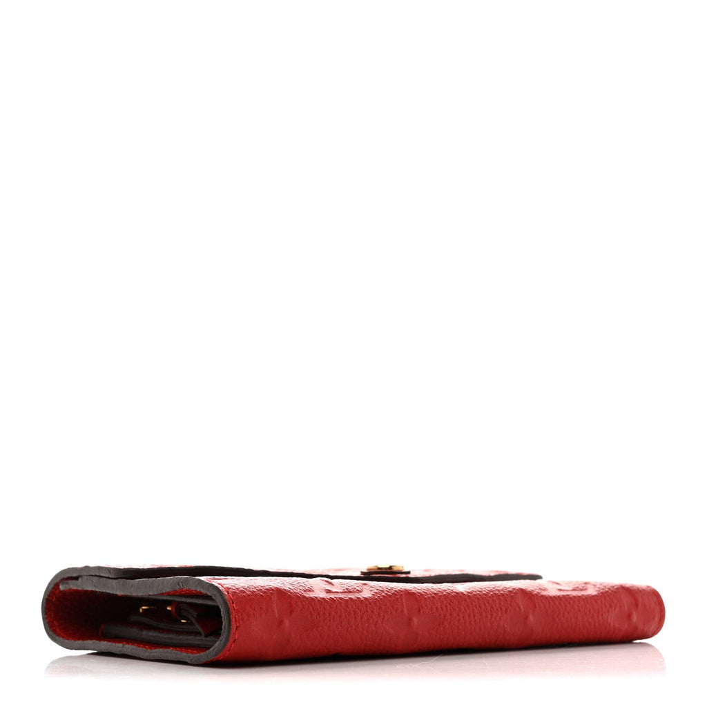Louis Vuitton Empreinte Compact Curieuse Wallet Cherry