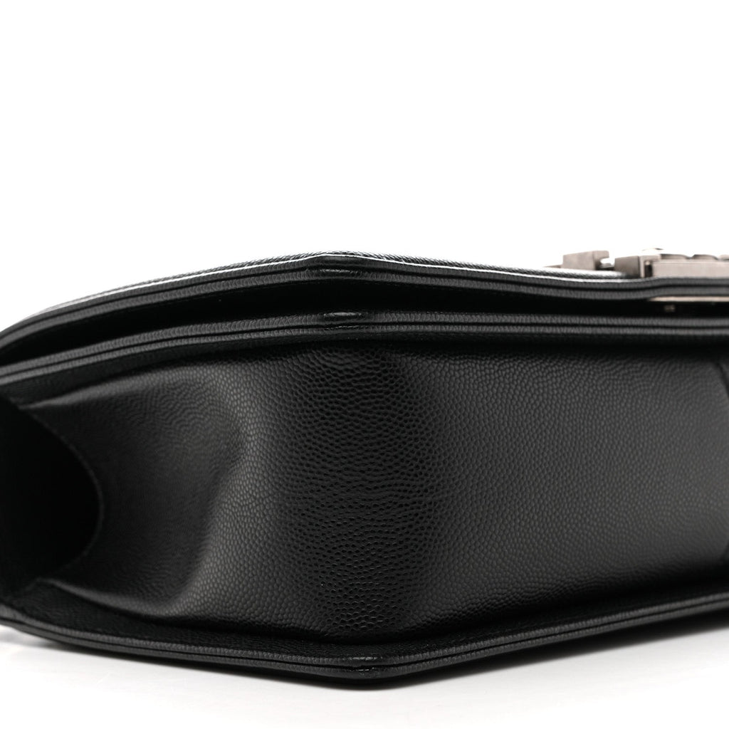 Chanel Caviar Quilted Medium Boy Flap Black
