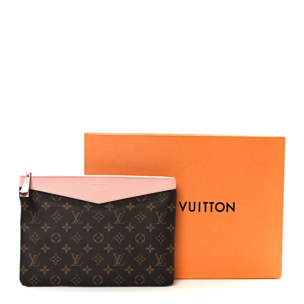 Louis Vuitton Monogram Daily Pouch Rose Poudre
