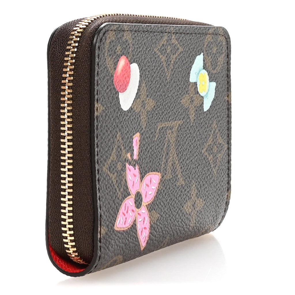 Louis Vuitton Monogram 2024 Christmas Animation Candy Factory Zippy Coin Purse  Candy Red