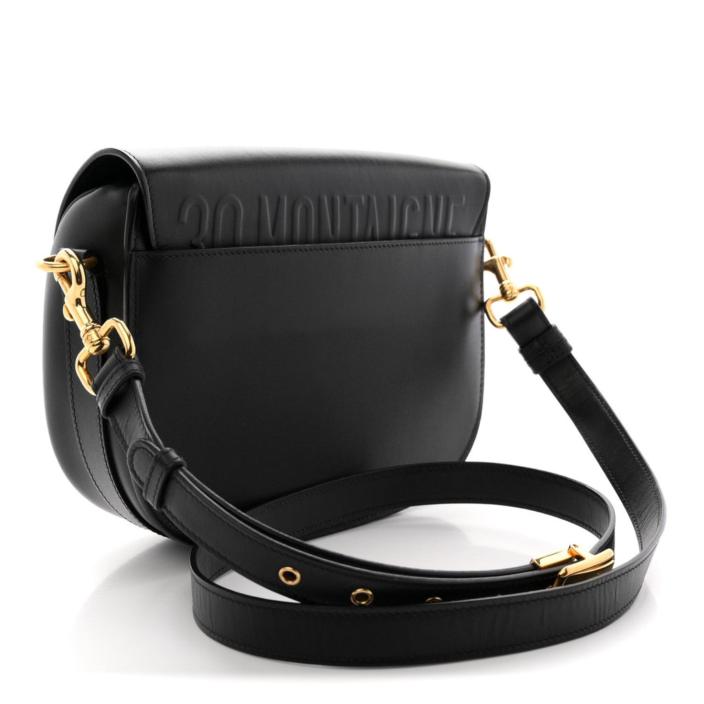 Christian Dior Box Calfskin Medium Bobby Flap Black