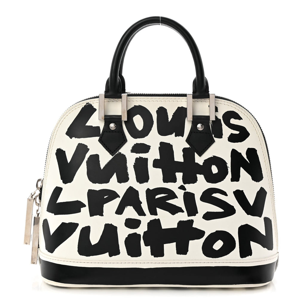 Louis Vuitton Graffiti Alma MM Black